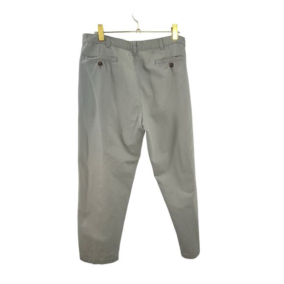 George‎ Dress Pants Front Pleated Classic Tan Casual Pants Men's  38 x 32 - Picture 7 of 9